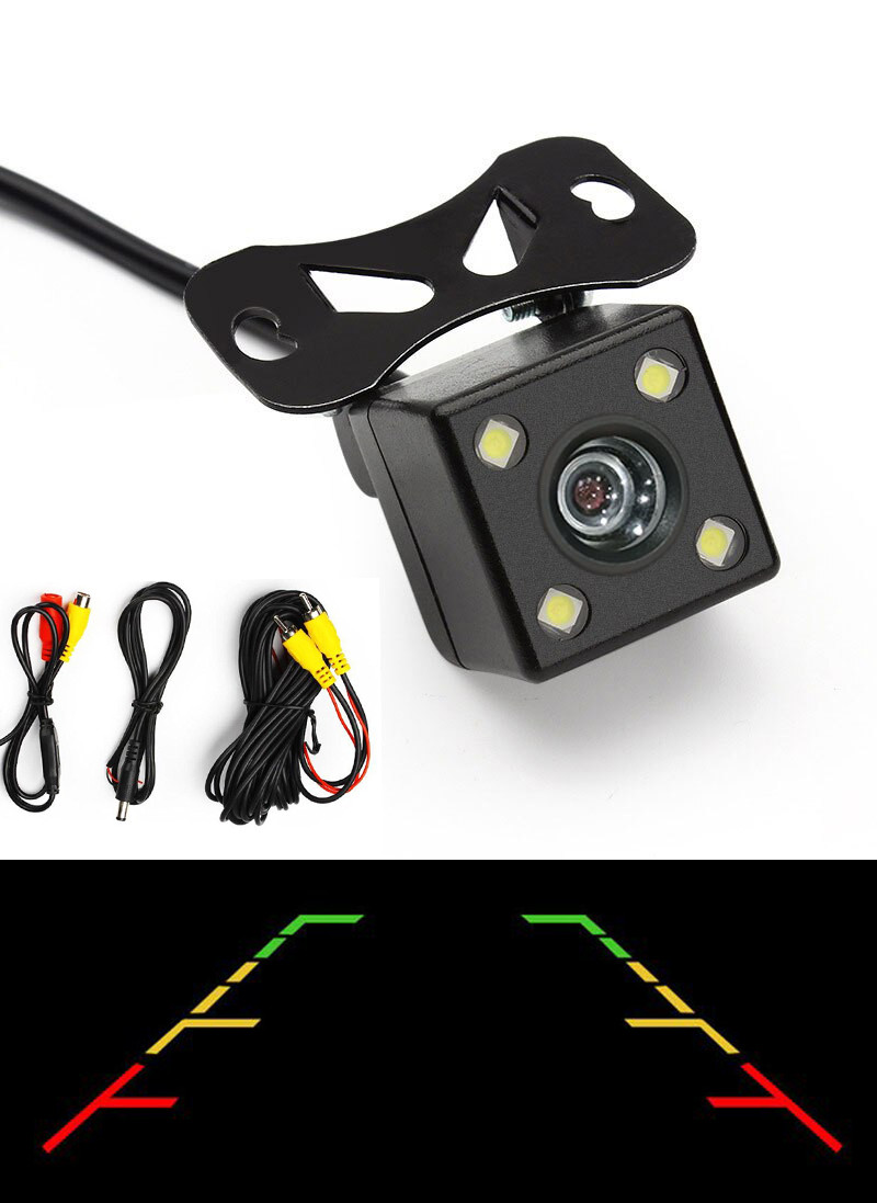 Универсальная автомобильная камера заднего вида с подсветкой