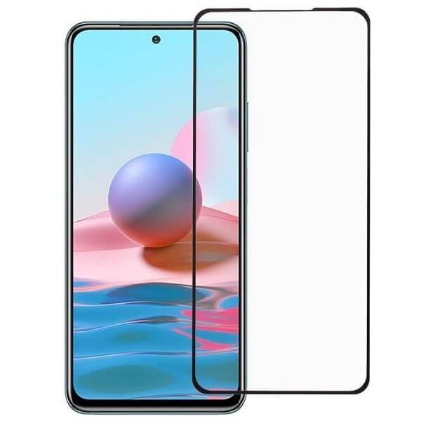 Скло захисне для Xiaomi Redmi Note 10 Pro | Redmi Note 10 Pro Max (0,3мм, 5D, чорне) Full Glue