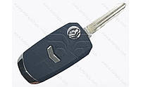 Корпус выкидного ключа Fiat, 1 кнопки, лезвие GT15, под переделку, тип 1, темно-синий
