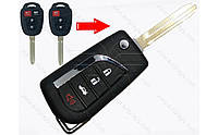 Выкидной ключ Toyota Camry, Corolla, 315 Mhz, HYQ12BDM, 8A/ H-чип, 3+1 кнопки, лезвие TOY43