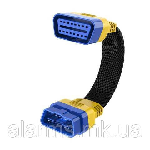Подовжувач OBD2 Autool 30 см плаский (EasyDiag, ELM327, Autel). Перехідник.