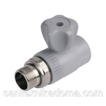 Кульовий кран вентиль для радіаторів Berke Plastik PPR 20 мм 1/2"