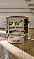 Масло-воск Osmo (Германия), цвет прозрачный, полуматовый, 2,5 литра, арт. 3065-2500