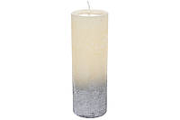 Декоративная свеча 7х 20 см, время горения 100 часов, цвет - шампань в амбре