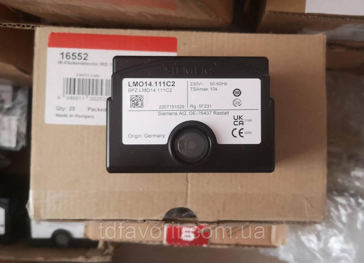 Топковий автомат горіння Siemens LMO 14.111C2, фото 1