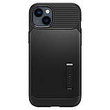 Чохол Spigen для iPhone 14 - Slim Armor, Black (ACS04683), фото 2