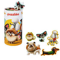 Пазли 5 в 1 "Собачки"/Puzzles 5 in 1 "Dogs"