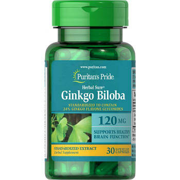 Puritan's Pride Ginkgo Biloba 120 mg 30 caps