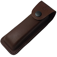 Чехол для ножа, чехол для складного ножа кожаный 13х3,5х2 см Коричневый