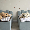 Дитяче кутове ліжко-диван з м'якою спинкою MeBelle TOPPY 90х190 см блакитний бірюзовий велюр (легке чищення), фото 4