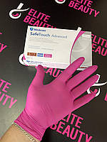 Перчатки нитриловые розовые Magenta XS, 100шт