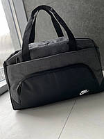 Сумка дорожная комбинированная черная спортивная сумка