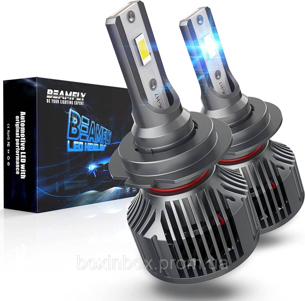 H7 Светодиодные Лампы для Фар 12000LM, BEAMFLY Автомобильные Фары ...