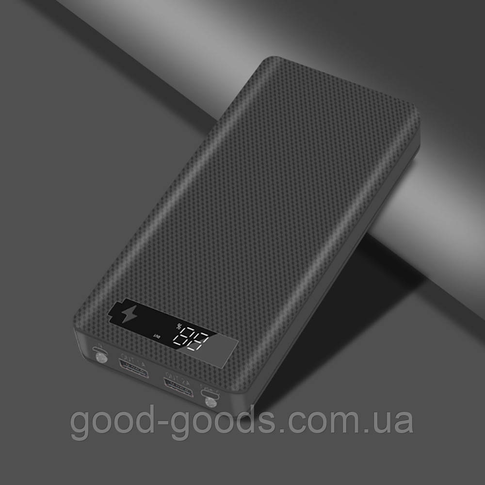 Корпус для зовнішнього акумулятора на 8 АКБ  корпус 8x18650 Power Bank Case Dual USB