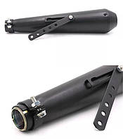 Глушитель универсальный в ретростиле (каферейсер) черный 440мм (1шт)