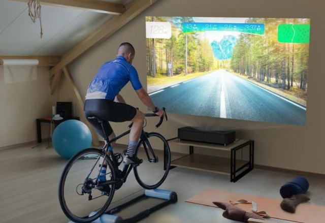 Epson EH-LS800B Android TV короткофокусный лазерный 4K проектор со звуком YAMAHA