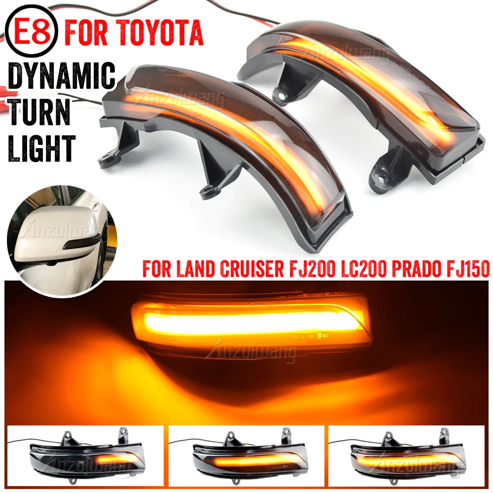 Повторювачі — динамічні покажчики поворотів Toyota Land Cruiser LC200 FJ200 Prado FJ150 2010-2020