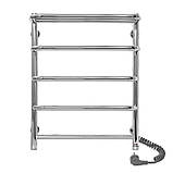 Електрична рушникосушка Laris Стандарт П5 500 х 660 з полкою Е (підключення справа), фото 2