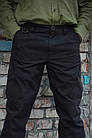 Тактичні армійські, повсякденні, робочі карго штани Sokil COMBAT 7, ріп-стоп, колір чорний, фото 7