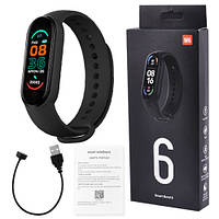 Фитнес-браслет FitPro M6 Smart Band 6 Фитнес трекер mi 6 QualitiReplica, SP, Хорошее качество, умные часы,