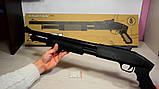 Іграшкова рушниця дробовик вінчестер ZM 61 з металево-пластиковим корпусом, фото 10