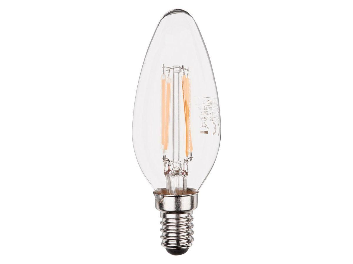 Філаментна світлодіодна LED лампочка 4,7 Вт, Е14 Livarno Home, лампа А+