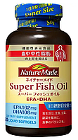 Риб'ячий жир Otsuka Pharm Super fish Oil DHA+EPA Омега-3, 90 капсул (курс 90 днів)