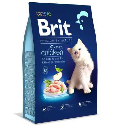 Brit Premium by Nature Cat Kitten 1,5 кг бріт для кошенят / з куркою