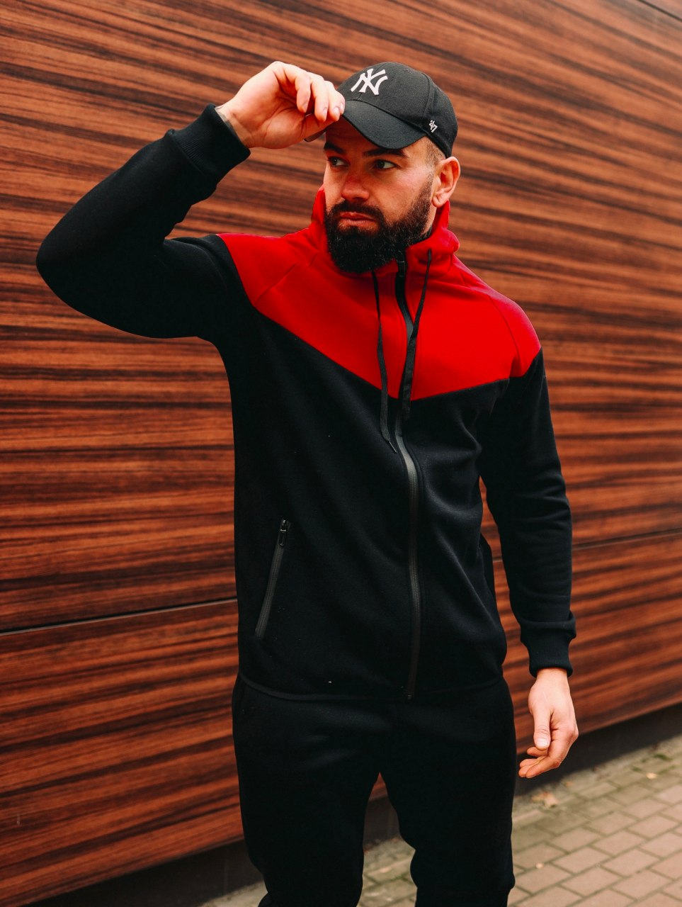 Теплий чоловічий спортивний костюм зима осінь чоловічий спортивний костюм зимовий із застібкою на блискавку стильний