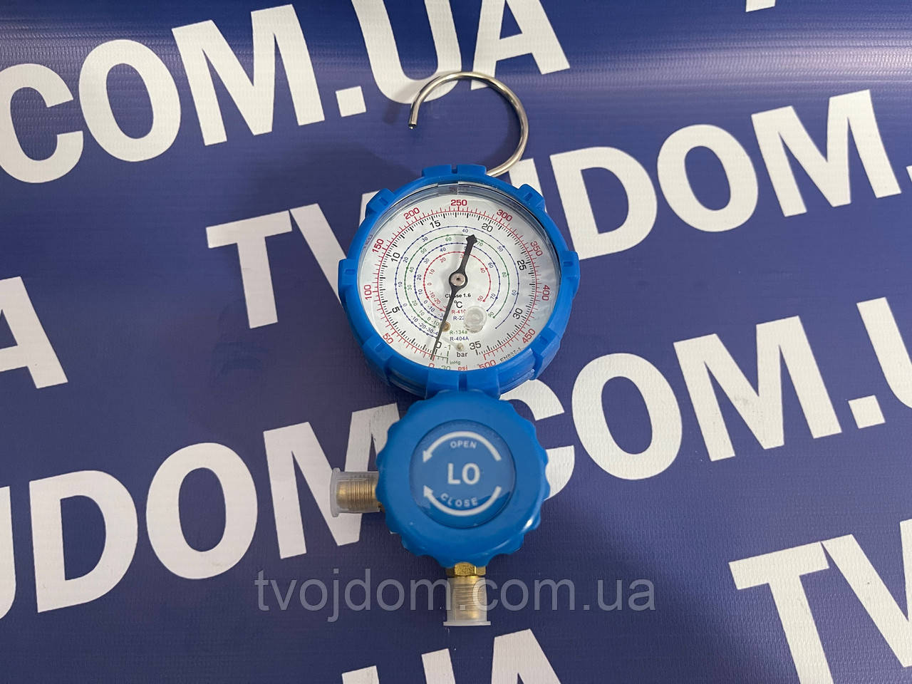 Манометричний колектор 1-о вентильний СТ-468 (R-22; 410a; 404a; R-134a), фото 1