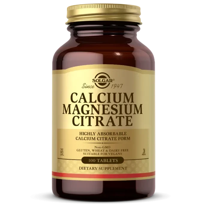 Solgar Calcium Magnesium Citrate 100tabs