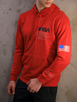 Чоловіче худі демісезонне з принтом худі чоловіче весна-осінь з капюшоном і зав'язками тепла повсякденна, фото 3