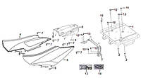 Обтекатель боковой нижний, правая сторона (ЧЕРН) SYM XPRO 125 83500-AAA-0002-KG