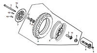 Диск тормозной передний SYM XPRO 125 45121-AAA-0000-M3