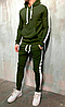 Спортивный костюм мужской весна-осень с лампасом костюмы модные молодежные повседневные комплект худи штаны, фото 10