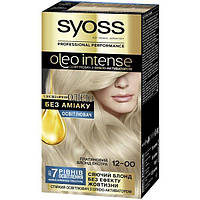 Устойчивая крем-краска SYOSS Oleo Intense 12-00 Серебристый Блонд 115мл