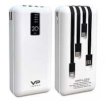 Зовнішній аккумулятор  PowerBank Veron VR966 20000 mAh повербанк зарядка якість оригінал