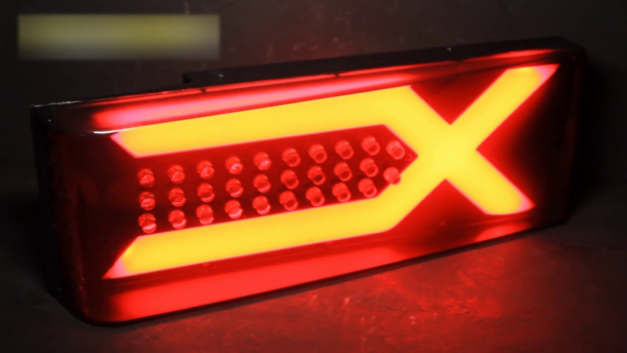 ЛІХТАРІ ЗАДНІ ВАЗ 2108 СВІТЛОДІОДНІ "ІКСИ" 2 тюнінг