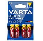 Батарейки Varta MAXPOWER LR06 AA, 4 шт, фото 2