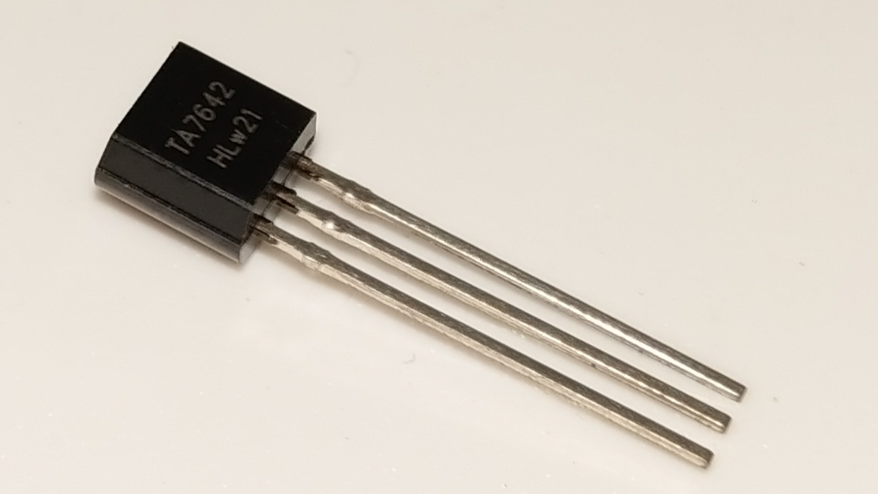 TA7642 АМ приймач з вбудованим підсилювачем TO92, фото 1