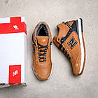 Чоловічі зимові шкіряні кросівки NB Clasic Fox, фото 9