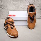 Чоловічі зимові шкіряні кросівки NB Clasic Fox, фото 10
