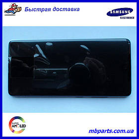 Дисплей із сенсором Samsung G780 Galaxy S20 FE Black, GH82-24214A, оригінал у складі з рамкою!