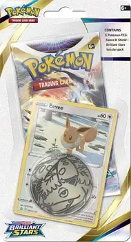 Колекційна карта Pokemon TCG Brilliant Stars Checklane Blister Eevee Foteleamo