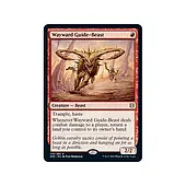 Колекційна карта Magic: The Gathering MTG Wayward Guide-Beast FOIL (Rare) Wizards of the Coast