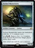 Колекційна карта Magic: The Gathering Etched Monstrosity Wizards of the Coast