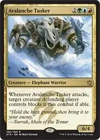 Коллекционная карта Magic: The Gathering Avalanche Tusker Wizards of the Coast