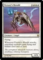 Коллекционная карта Magic: The Gathering MTG Victory's Herald FOIL (Rare) Wizards of the Coast