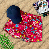 Мужские шорты бордовые плавки универсальные короткие пляжные для купания шорты для мужчин удобные модные