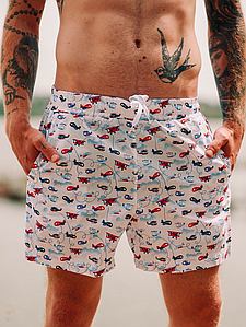 Мужские белые плавки для пляжа шорты летние легкие стильные пляжные на парня для купания повседневные модные